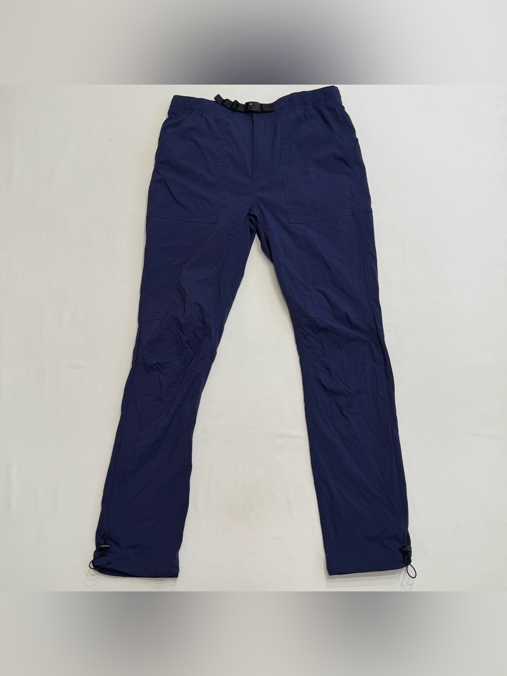 TOPO Designs Men’s Hiking Pants Dark Blue Lightweight W/ Buckle Medium